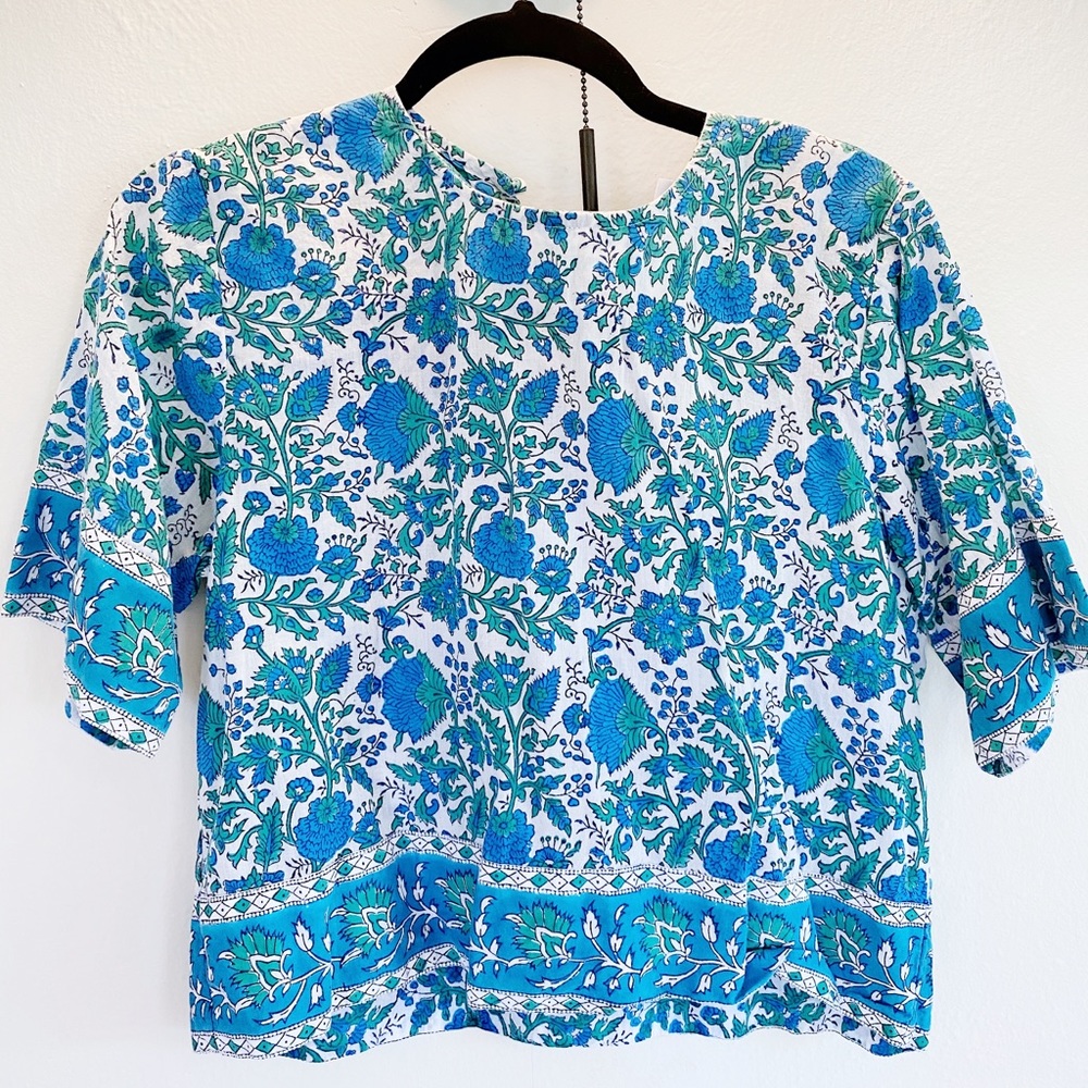 Cotton Batik Ikat top